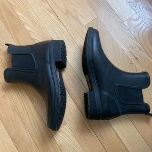 J Crew Chelsea matte rain boots style AC041